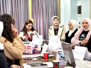 تدريب الصحافة الاستقصائية في دمشق - صحفيات سوريات